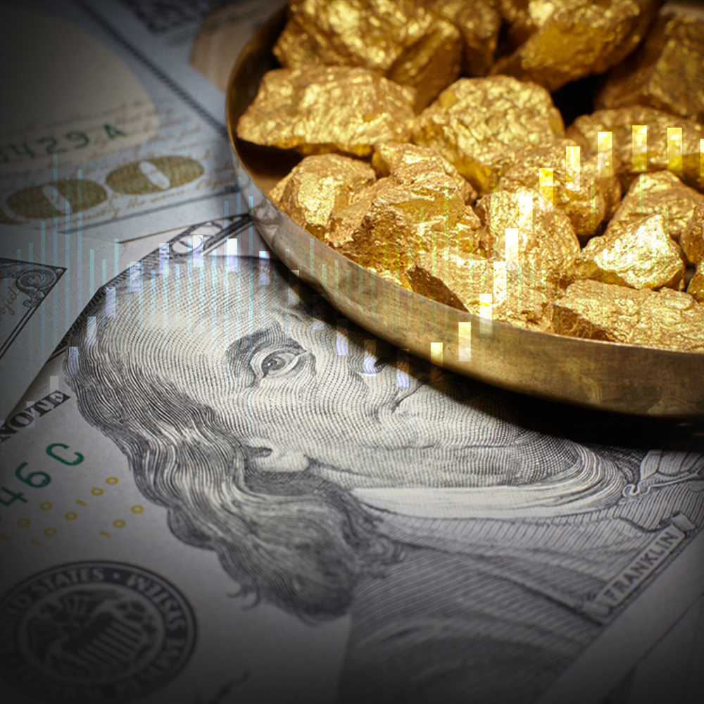 العلاقة-بين-الذهب-و-الدولار-الأمريكي